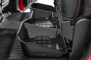 Chevrolet Silverado 3500 HD Under Seat Storage - Rear - Rough Country - Custom-Fit - '15-'19
